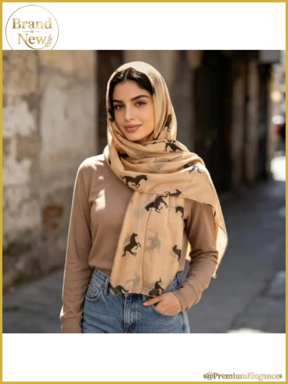 Lightweight Viscose Animal Print Scarf Shawl Wrap Women Travel Beach